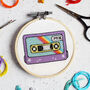 Mixtape Mini Cross Stitch Kit, thumbnail 2 of 2
