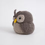 Minerva Owl Easy Knitting Kit, thumbnail 5 of 10