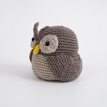 Minerva Owl Easy Knitting Kit, 5 of 10