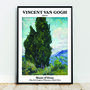 Cypresses By Vincent Van Gogh, Fine Art, thumbnail 1 of 6