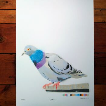 'The Pigeon' Original Stencil Edition, 7 of 9