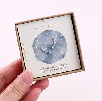 Star Sign Constellation Earrings Studs, 4 of 9