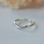 Silver Curved Rowan Twig Ring, thumbnail 3 of 6