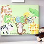 Personalised Jungle Pastel Name Canvas, thumbnail 4 of 12