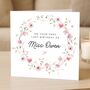 Personalised Last Birthday As A Miss Card For Fiancée, thumbnail 1 of 8