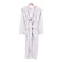 Hooded Nua Men's Heavyweight Cotton Dressing Gown, thumbnail 3 of 5