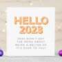 New Year Card Hello 2023, thumbnail 4 of 4
