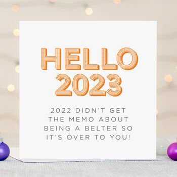 New Year Card Hello 2023, 4 of 4