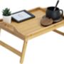 Foldable Serving Bamboo Bed Tray Table, thumbnail 4 of 7
