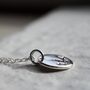 Personalised Handstamped Initial And Date Disc Necklace, thumbnail 6 of 12