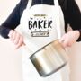 Personalised 'Best Baker' Apron, thumbnail 2 of 4