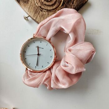 Handmade Pink Changeable Elastic Women Wristwatch, 5 of 7
