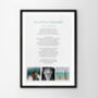 Use Your Own Anniversary Photos And Words Print, thumbnail 7 of 8