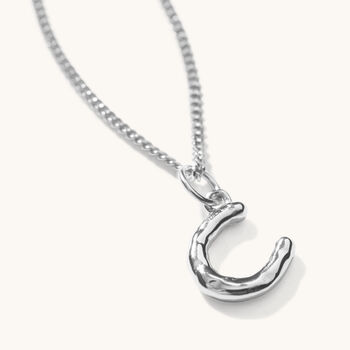 Horseshoe Necklace Silver Or 18ct Gold Plated Vermeil, 2 of 5