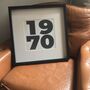 Personalised Birthday Date Print In Frame, thumbnail 1 of 2