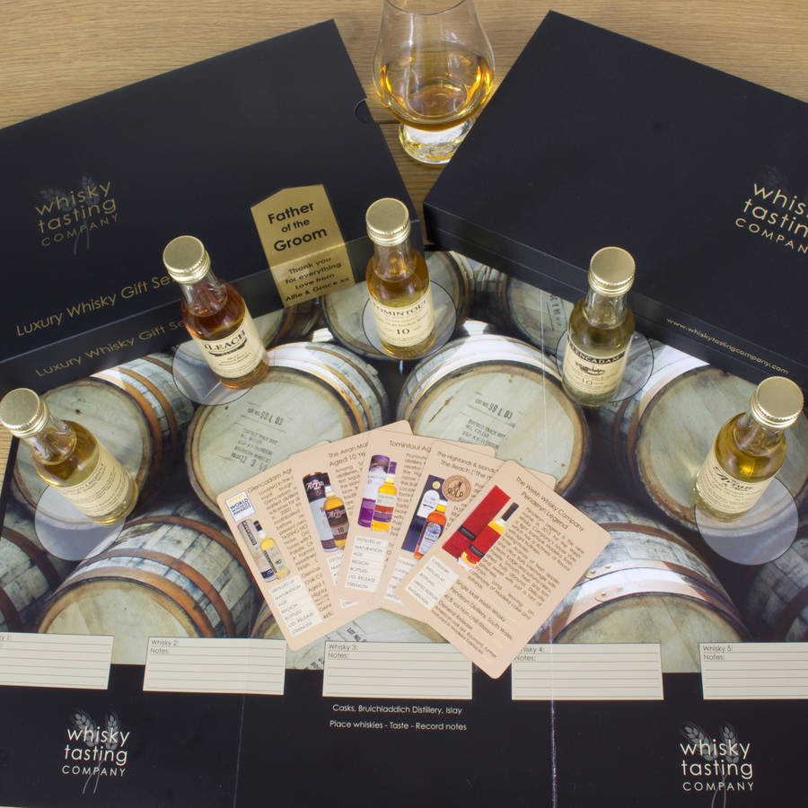 father of the groom whisky gift set by whisky tasting company ...