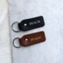 Handmade Personalised Special Date Leather Keyring, thumbnail 1 of 5