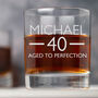 Personalised Birthday Aged Glass Tumbler, thumbnail 5 of 8