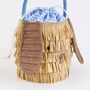Woven Raffia Puppy Basket Bag, thumbnail 3 of 8