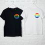 Mr And Mr Rainbow T Shirt Set, thumbnail 1 of 1