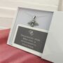 Teacher's Sterling Silver Bee Pendant Necklace, thumbnail 1 of 3
