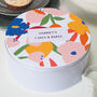 Personalised Floral Cake Tin, thumbnail 2 of 2