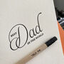 'Best Dad' Letterpress Fathers Day Card, thumbnail 2 of 3