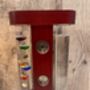 Galileo Thermometer Clock And Storm Glass Weather Station, thumbnail 7 of 7