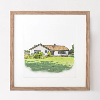 Watercolour House Portrait, 4 of 8