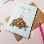 'Birthday Wishes' Tortoise Card, thumbnail 2 of 2