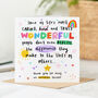 'Thank You For Being An Incredible Teacher' Card, thumbnail 2 of 2