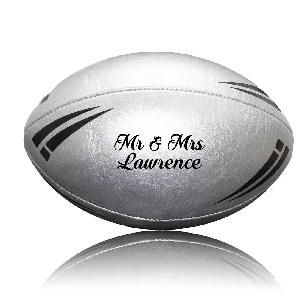 personalised rugby ball by we print balls