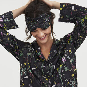 Wilderness Black Sleep Mask, 2 of 5