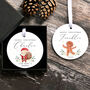 Personalised Ceramic Christmas Tree Decoration Choice Of Festive And Animal Designs, thumbnail 9 of 12