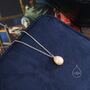Natural Pink Pearl Necklace In Sterling Silver, thumbnail 3 of 8