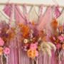 Dip Dye Dried Flower Macrame Wall Hanging, thumbnail 5 of 8