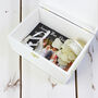 Personalised Fresh Botanical White Wooden Keepsake Box, thumbnail 6 of 6