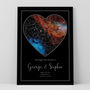 The Night We Moved In Personalised Star Map Print New Home Gift, thumbnail 3 of 12