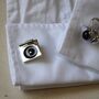 Dj Speaker And Headphones Cufflinks 316 L Stainless Steel Music Lover Gift, thumbnail 3 of 5