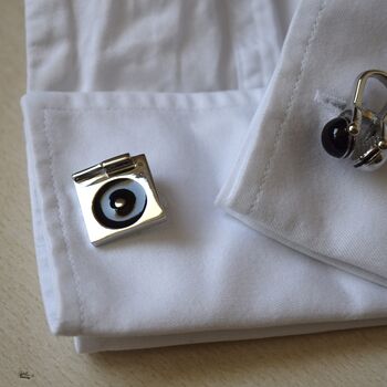 Dj Speaker And Headphones Cufflinks 316 L Stainless Steel Music Lover Gift, 3 of 5