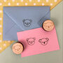 Bear And Koala Kawaii Polymer Stamp Set, thumbnail 1 of 6