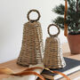 Rattan Christmas Bell, thumbnail 1 of 3