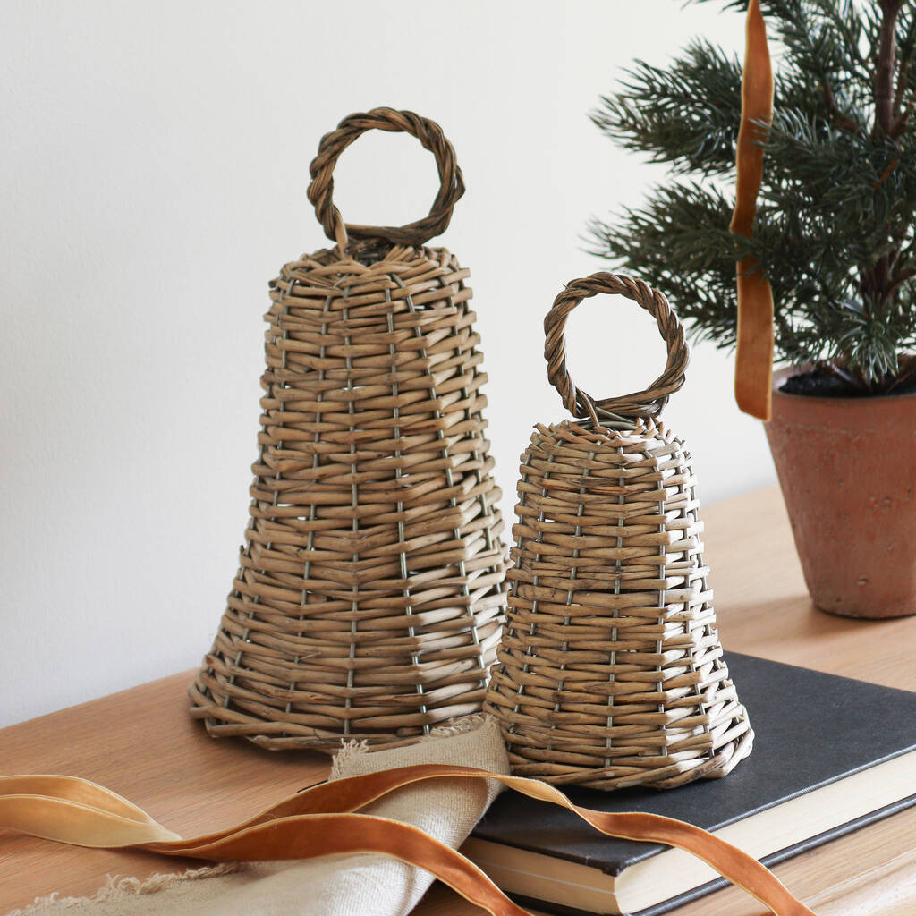 Rattan Christmas Bell, 1 of 3