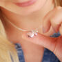 Personalised Sterling Silver Rainbow Necklace, thumbnail 1 of 8