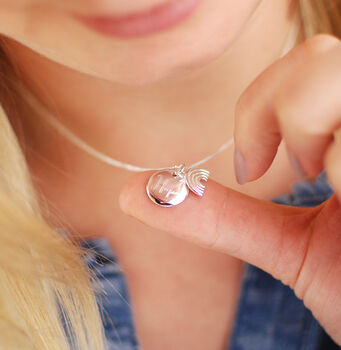 Personalised Sterling Silver Rainbow Necklace, 3 of 7