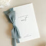 Luxury 'Letter To My Aunt On My Wedding Day' Card, Elegant Calligraphy Design, thumbnail 4 of 11