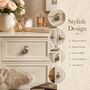 Elegant Swan Brass Cabinet Knob, thumbnail 9 of 9