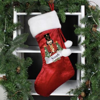 Personalised Nutcracker Red Stocking, 3 of 4
