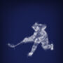 Ice Hockey Rough Sketch Set Of Three Prints, thumbnail 4 of 4