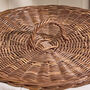 Aden Round Rattan Laundry Basket, thumbnail 5 of 5
